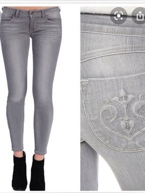 2000s Siwy Gray Hannah Ankle Jeans Kate Moss